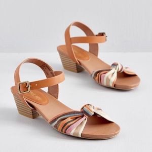 ModCloth Knot Stripe Sandals